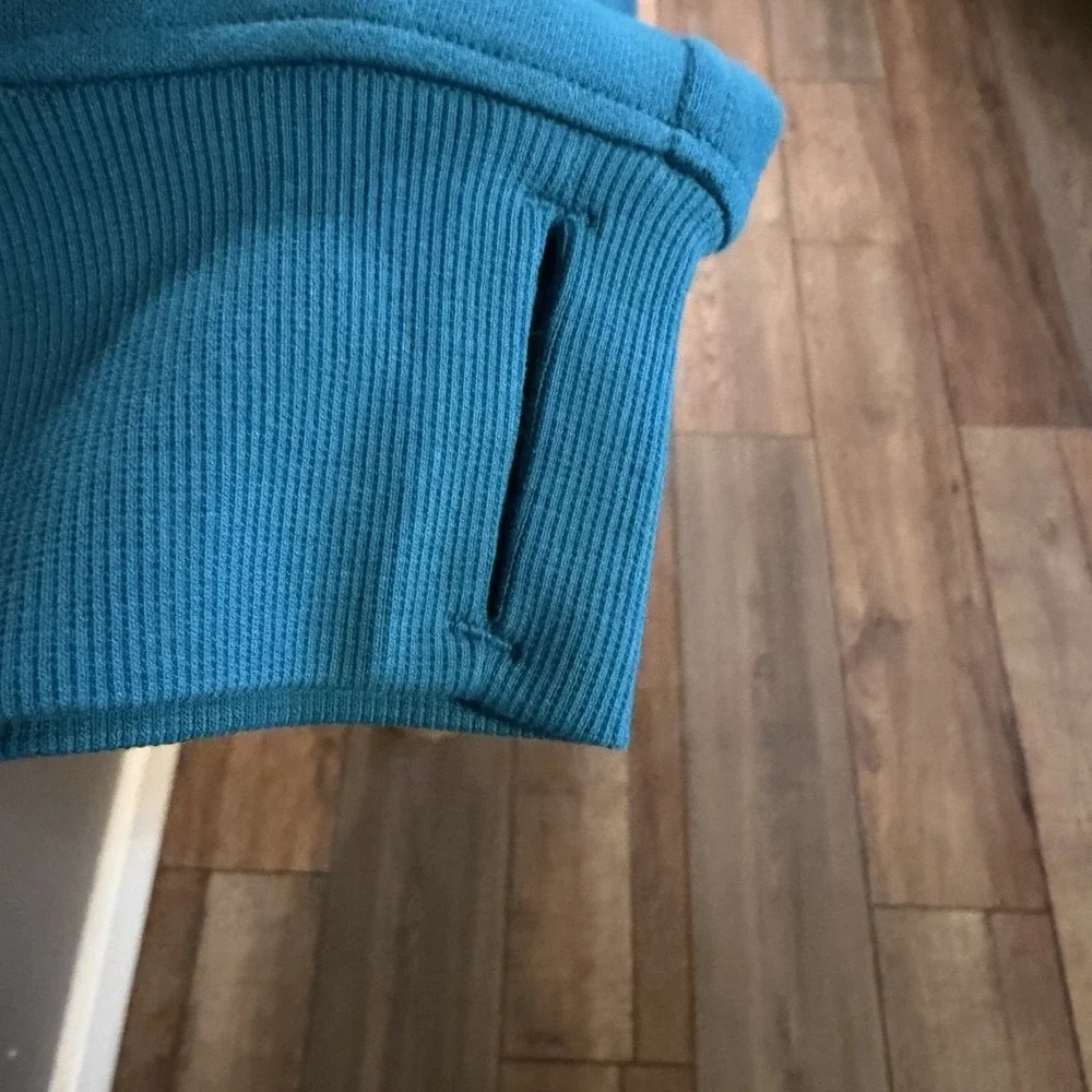 NWT Lululemon Scuba Oversized Side-Slit Hoodie Wmns XS/S Sweatshirt Hawaii Blue - Picture 6 of 7